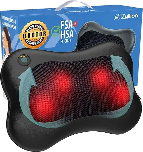 Shiatsu Back and Neck Massager Pillow with Heat